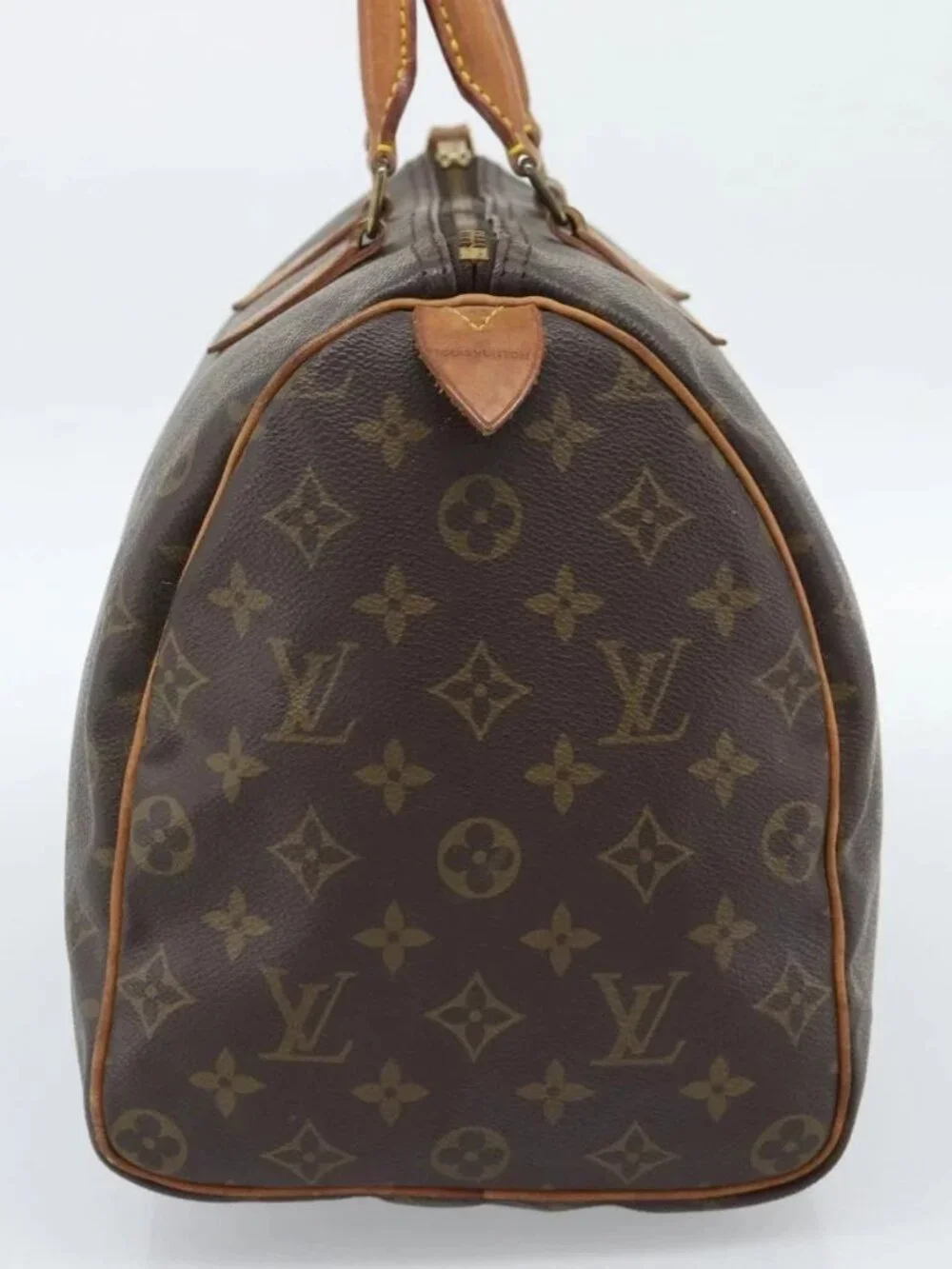 LOUIS VUITTON Monogram Speedy 35 Hand Bag M41524 LV Auth 187939A